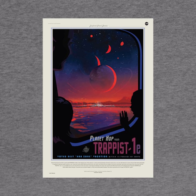 Trappist NASA poster by Redbooster